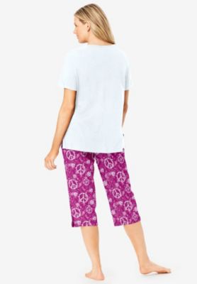 Women's Dreams and Co. 2-Piece Capri PJ Set