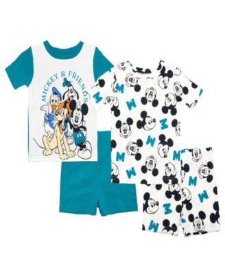 Toddler Boys 4-Pc. Short-Sleeve Pajama Set