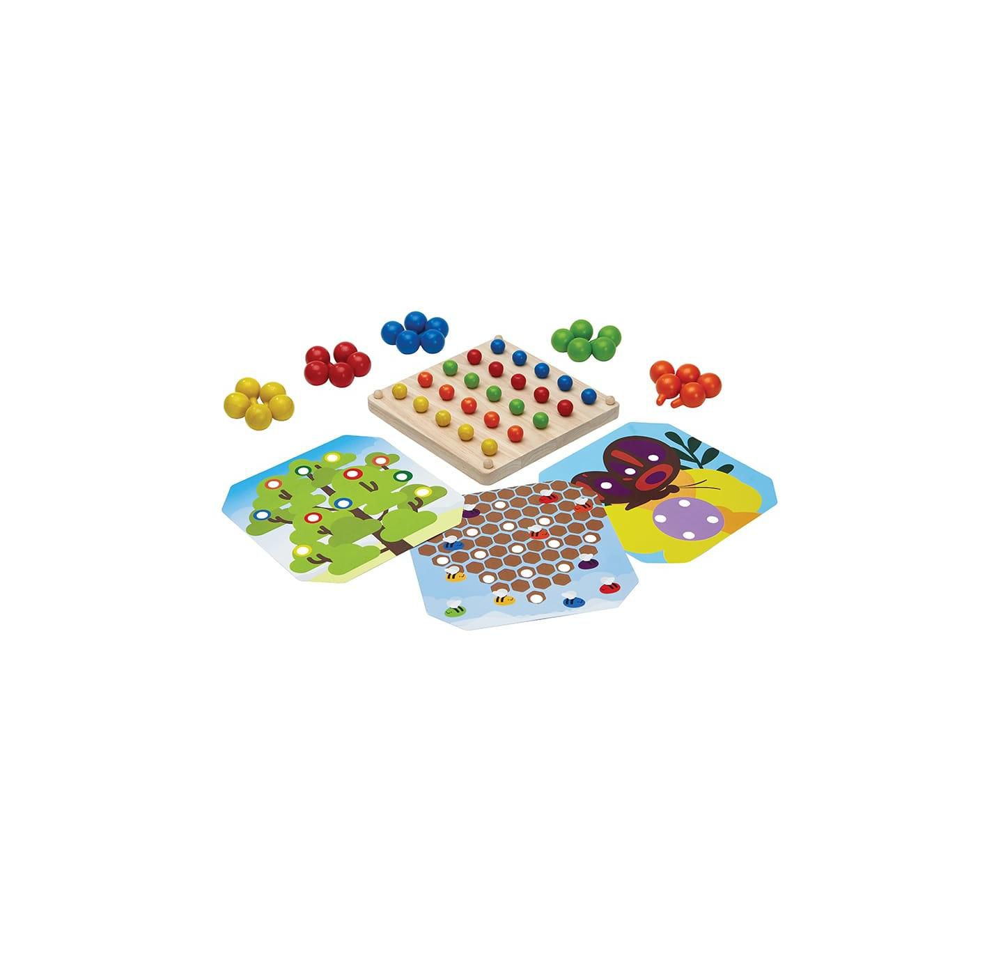 Детские игрушки PlanToys Creative Peg Board — фото 2