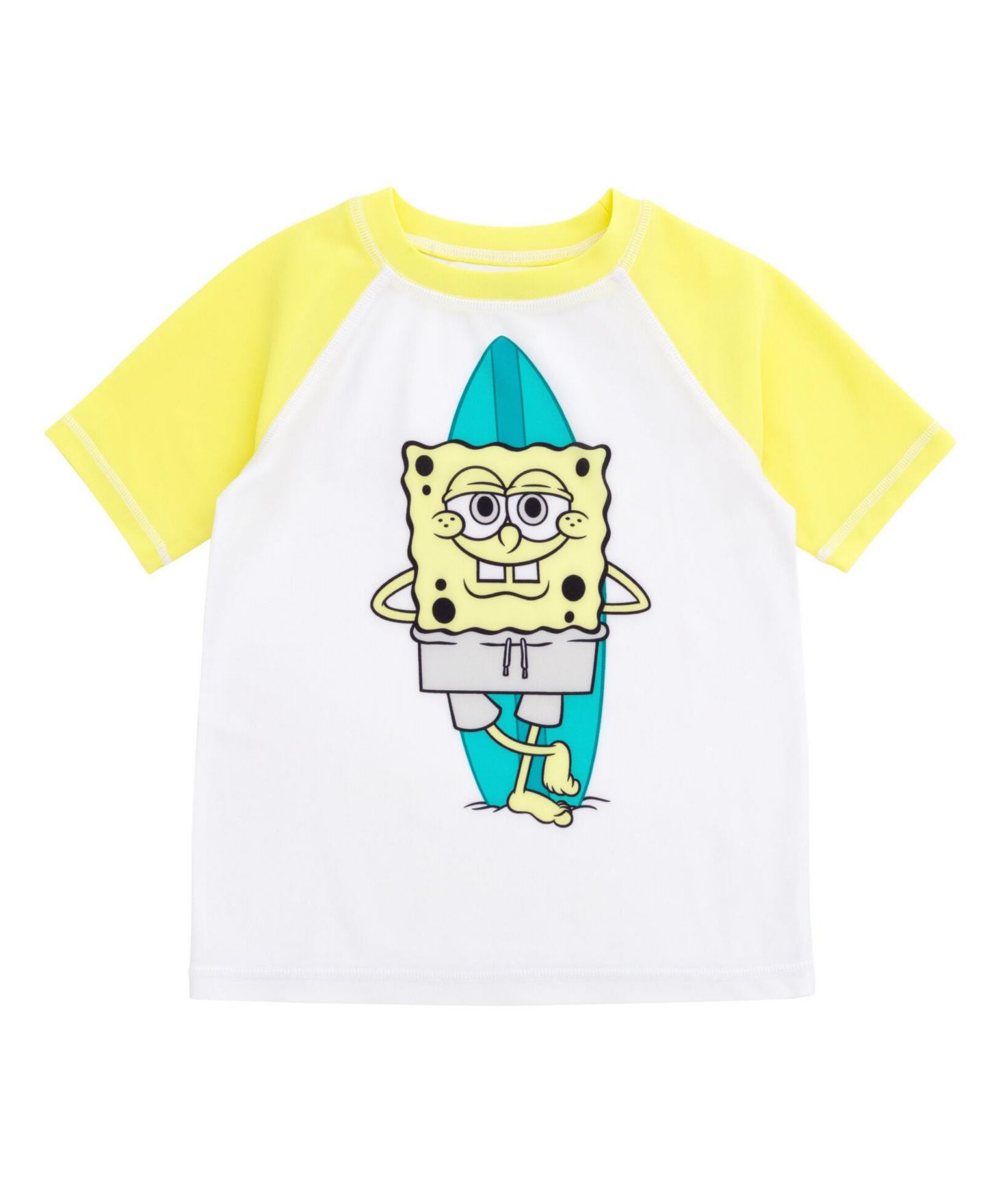 Комплект для плавания Surfboard — SpongeBob SquarePants, цвет: Жёлтый / Бирюзовый — фото 2