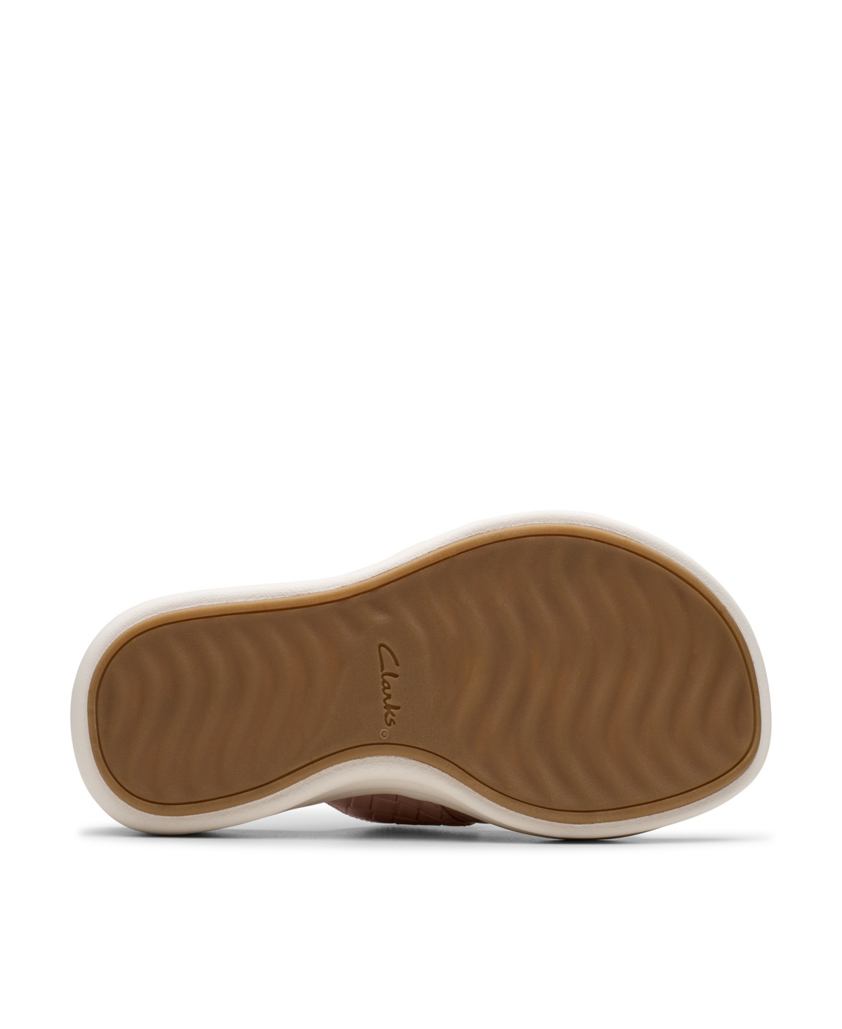 Clarks Women's Drift Buckle Slip-on Slide Wedge Sandals In Peach