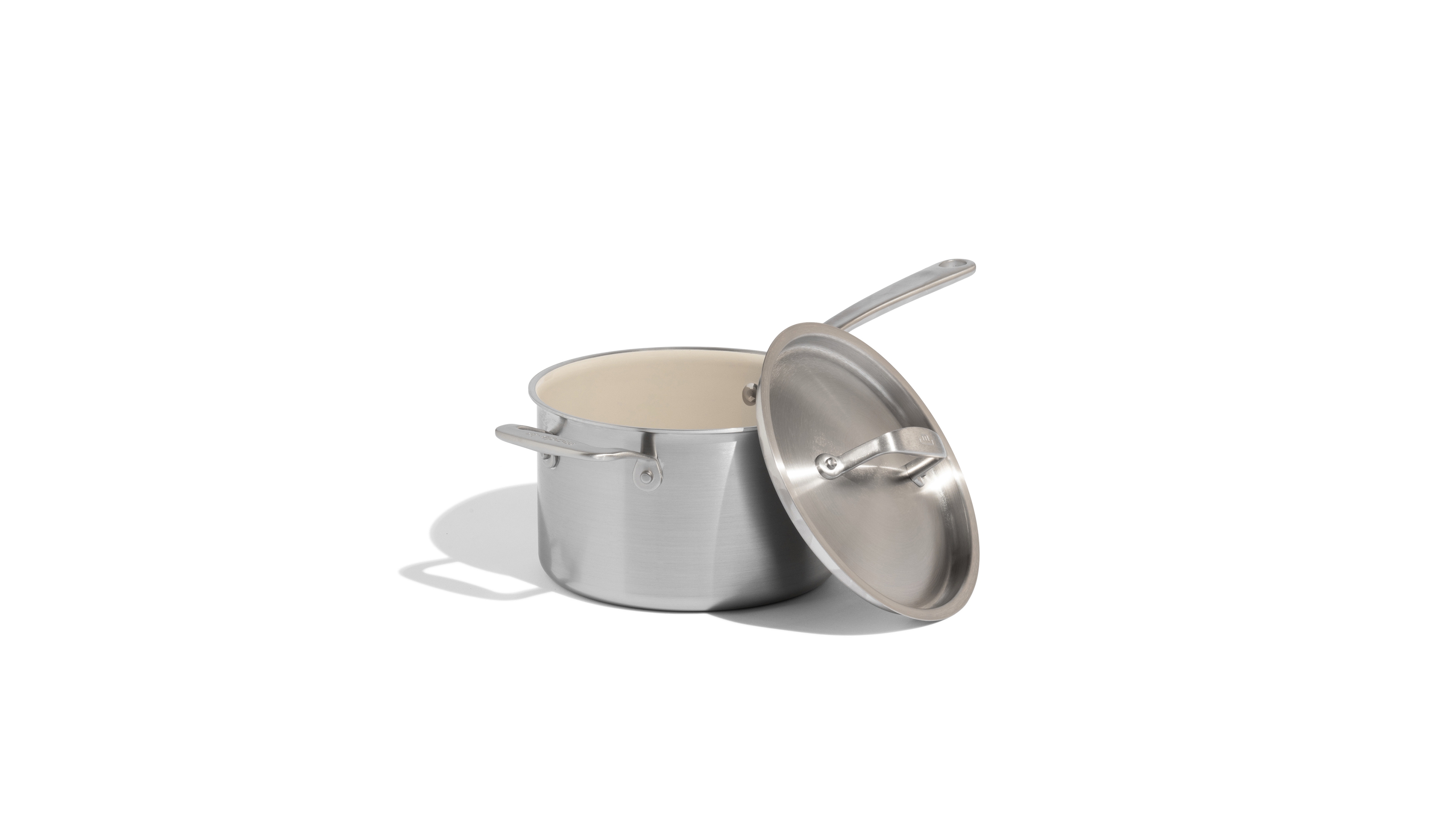 Made In CeramiClad 4-Quart Saucepan with Lid