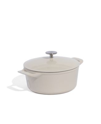 Enameled Cast Iron 5.5-Quarts Round Dutch Oven with Lid