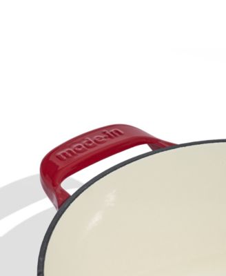 Enameled Cast Iron 5.5-Quarts Round Dutch Oven with Lid