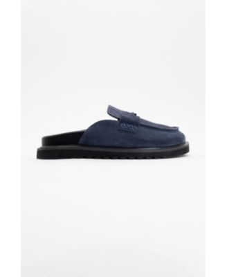 Laven Suede Leather Clogs
