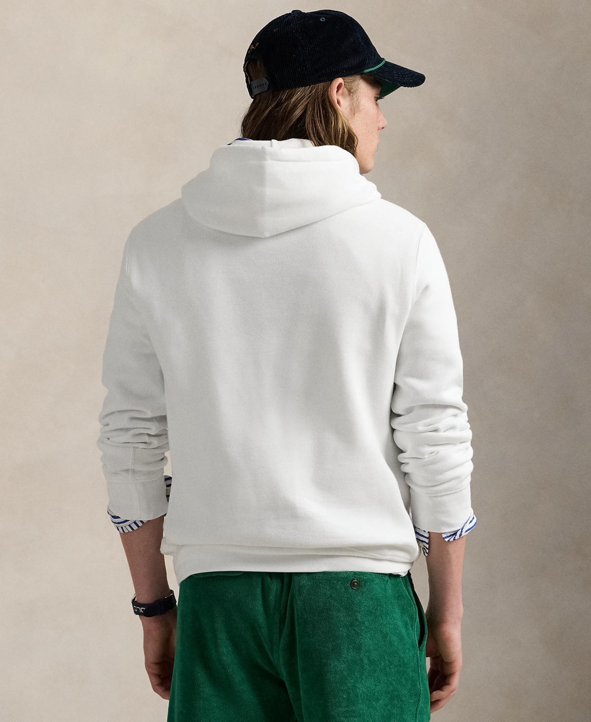 Polo Ralph Lauren Polo Bear Fleece Graphic Hoodie In White