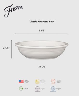Linen Classic Rim Pasta Bowl 34-oz.