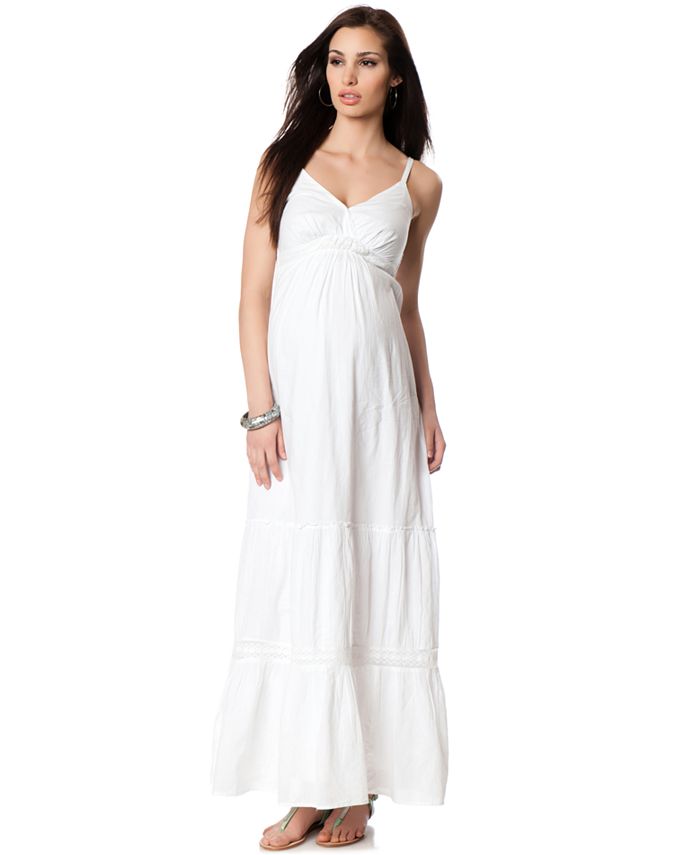 Seraphine Maternity Dress, Spaghetti Strap Lightweight - Macy's