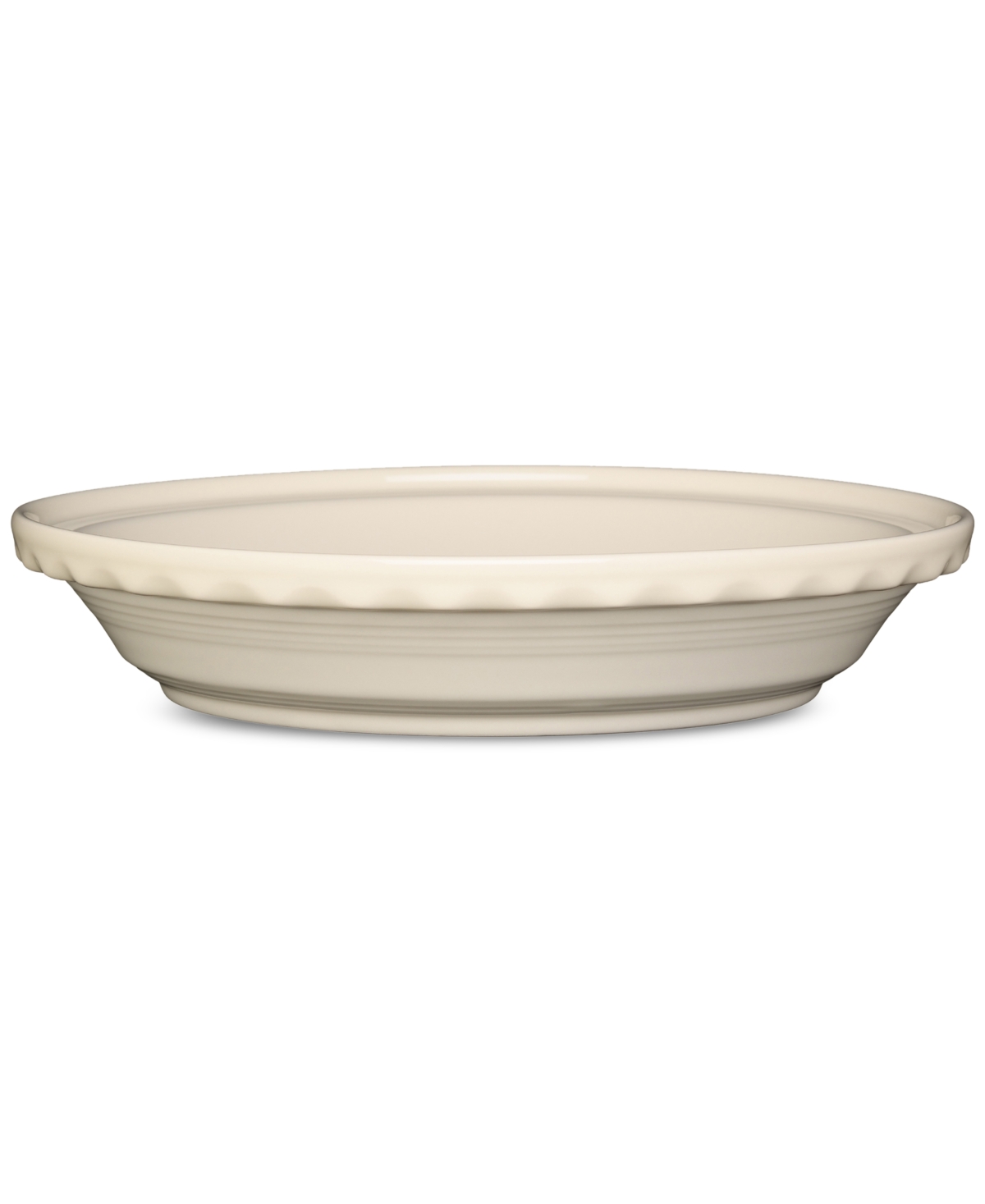 Fiesta Linen Deep Dish Pie Baker 10.25" In Brown