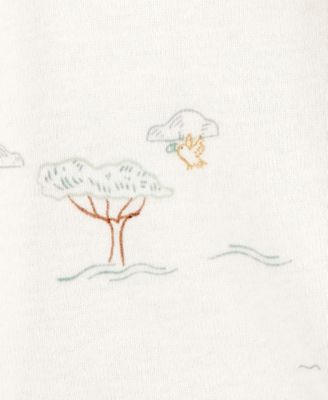 Baby Boys Cotton Turtle Top, Hat, Pants & Socks, 4 Piece Set