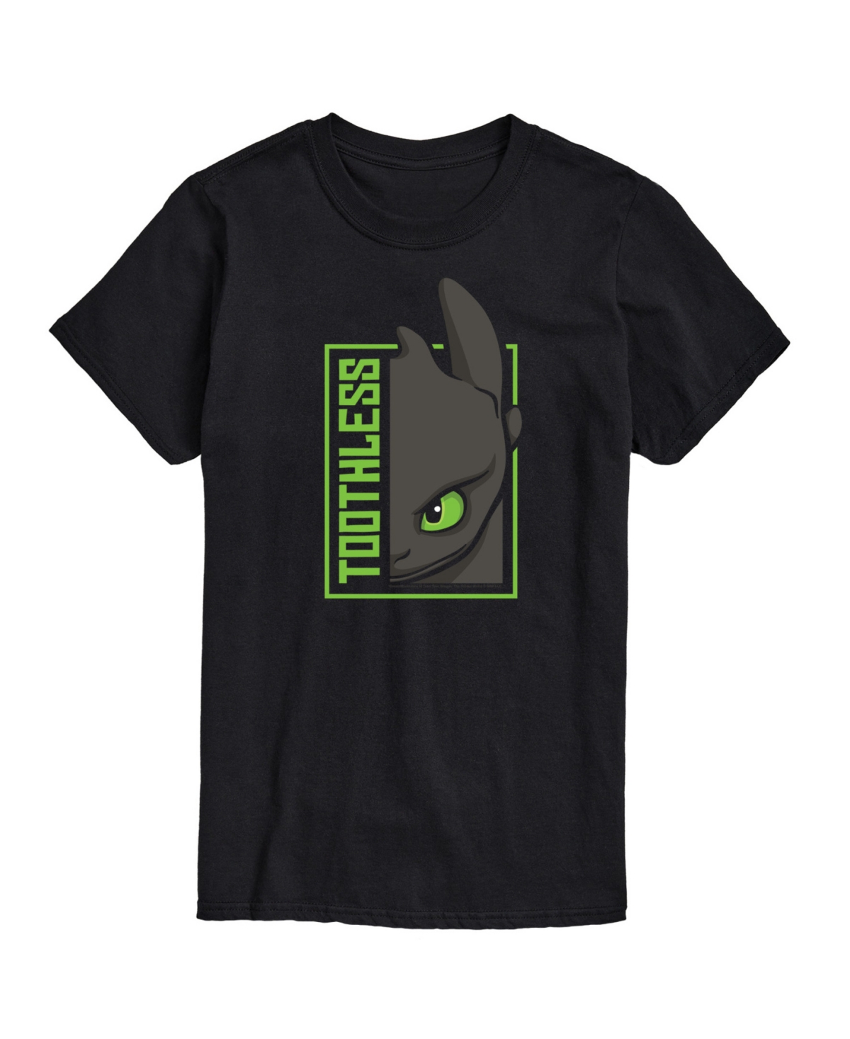 Airwaves Men's How To Train Your Dragon Toothless Short Sleeve T-shirt In Black