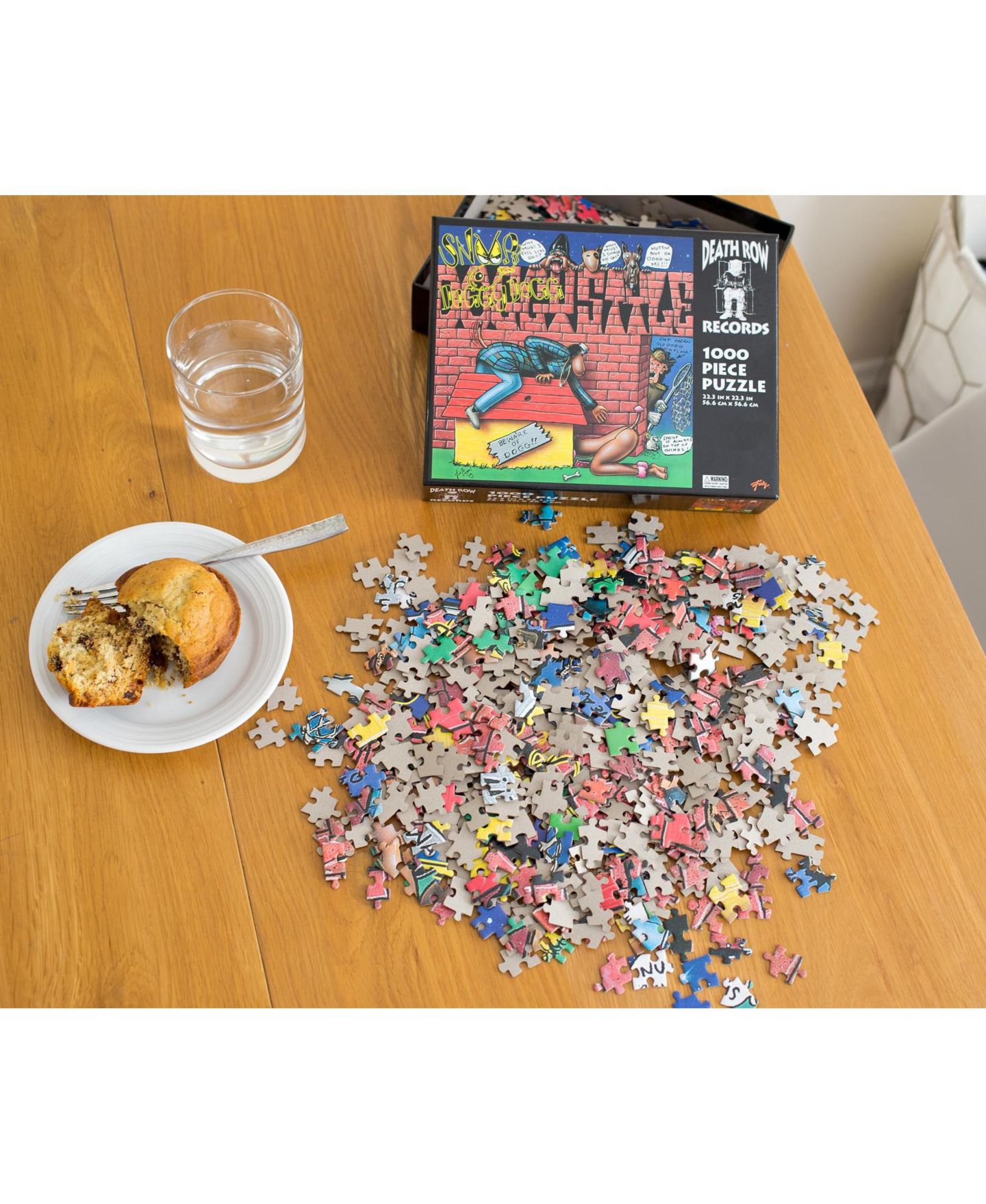 Детский пазл Just Funky Death Row Records Snoop Dogg 1000 Piece Jigsaw Puzzle, 22" x 22", Ages 14+ — фото 7