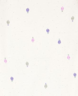 Baby Girls 5-Pk. Cotton Floral Polka-Dot Short-Sleeve Bodysuits