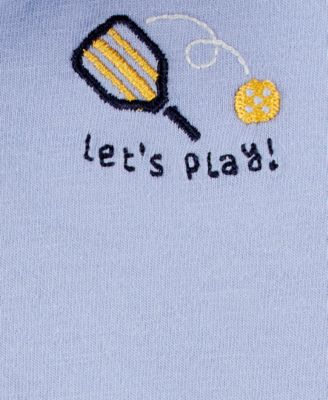 Baby Boys Pickleball Cotton Romper