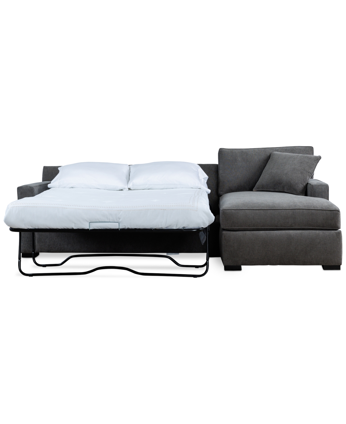 Macy's Radley 2-pc. Fabric Sleeper Sectional, Exclusively At  In Olive Green