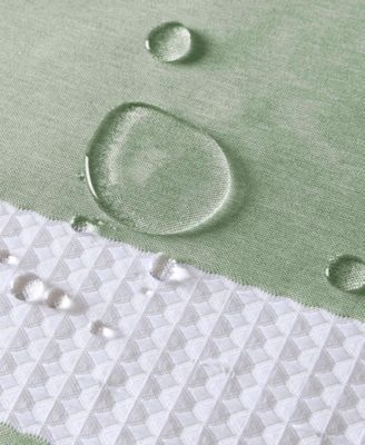 Spa Waffle 3M-Scotchgard™ Shower Curtain, 72" x  72"