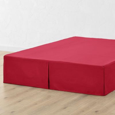 Tailored Microfiber Pleated Bedskirt, Full