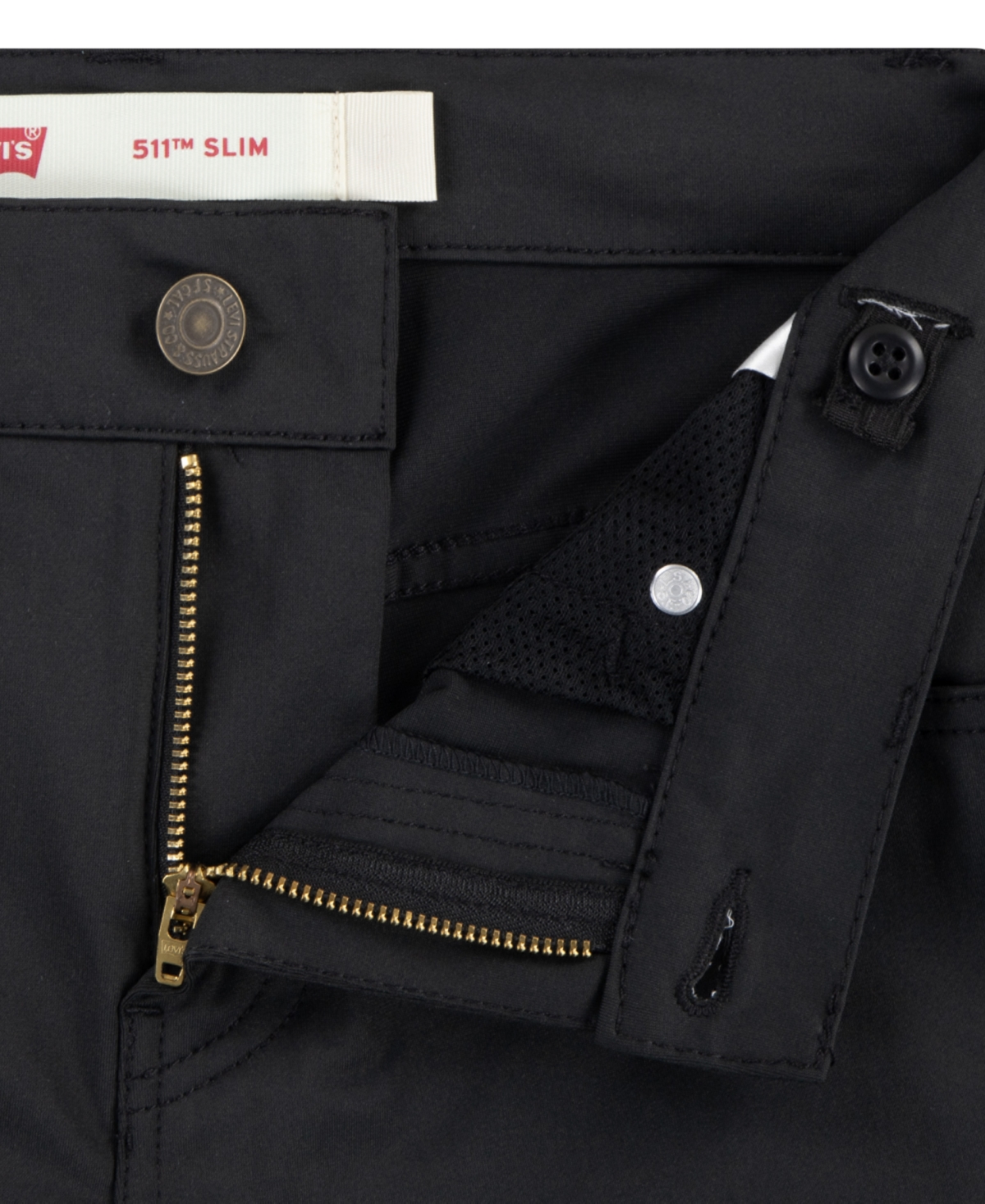 LEVI'S BIG BOYS 511 SLIM FIT PERFORMANCE STRETCH SHORTS 