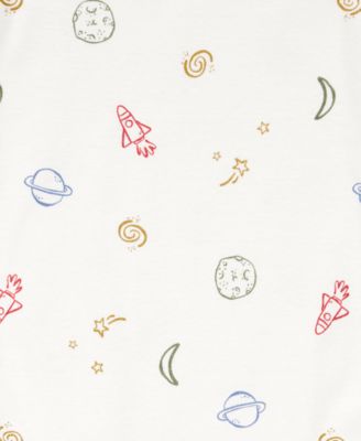 Baby Boys Rocket Ship Little Character Bodysuits & Pants, 3 Piece Set