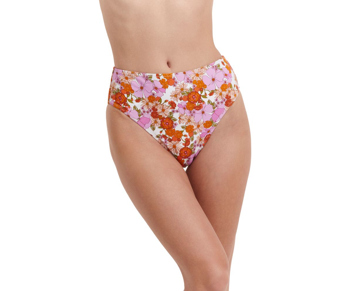 Women's Vintage Florals High Rise Swim Bottom - Multi