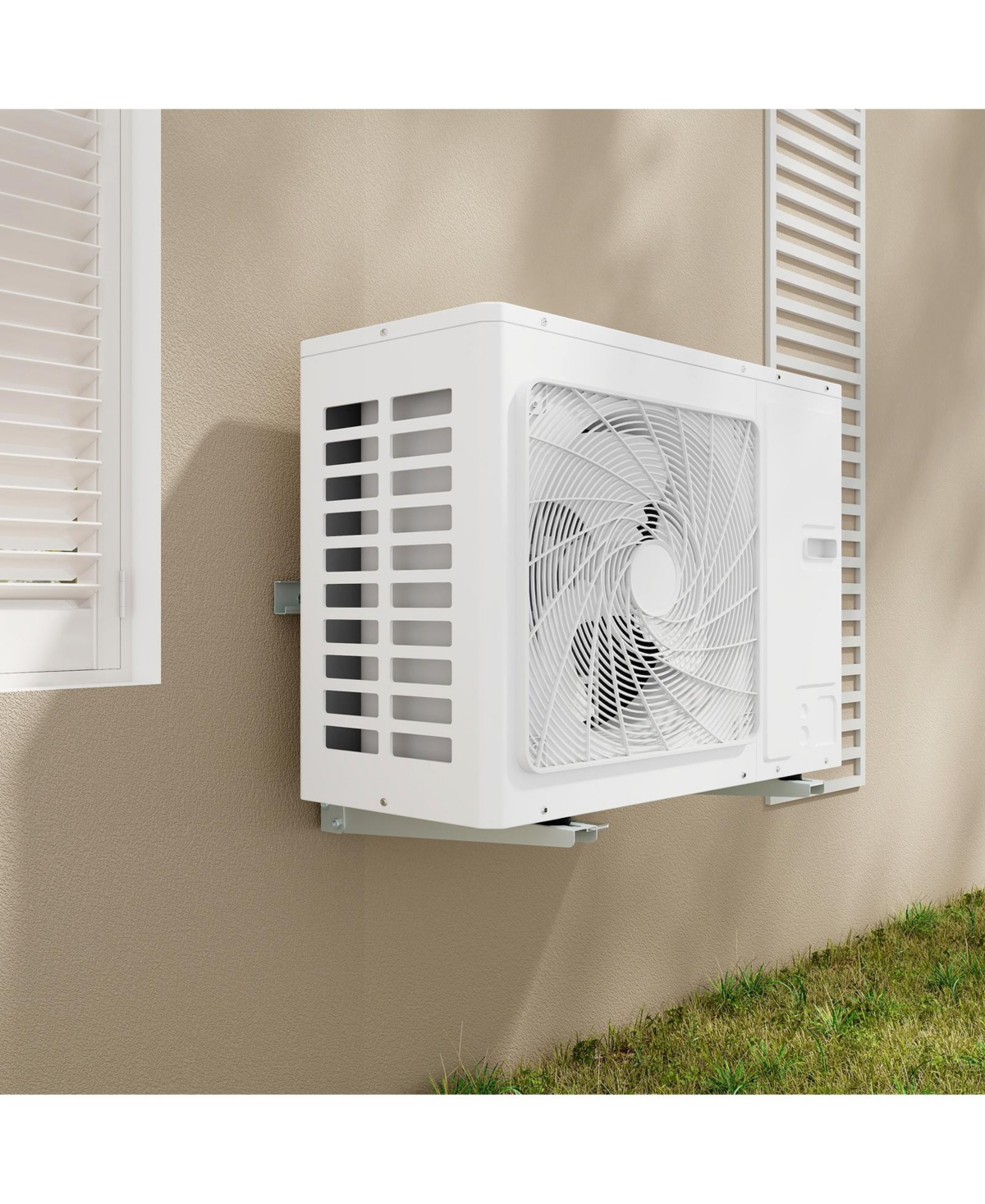 Mini Split Wall Mounting Bracket for 12000- Btu Universal Ductless Ac