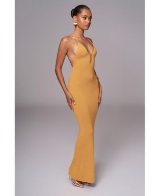 Women's Sun Rays Knit Maxi Dress