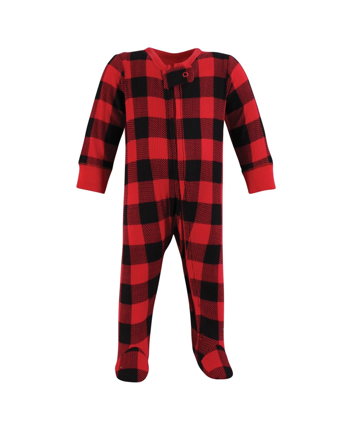 Hudson Baby Baby Boys Hudson Cozy Thermal Zippered One-Piece Outfits 2-Pack