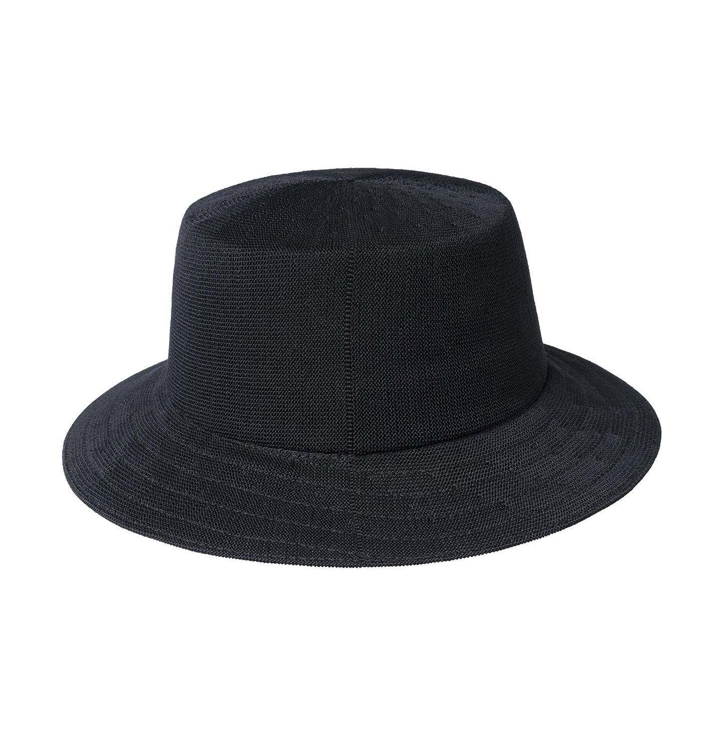 Мужская панама Kangol Tropic Rap Hat Bucket Hat, цвет: Чёрный — фото 2