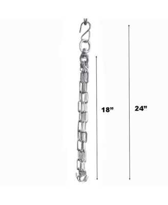 Heavy Duty Premium 220lb Capacity Heavy Bag Chain for Boxing Kickboxing Muay Thai Heavybags Perfect Heavy Bag Hanger Chain Strap with No Tangle Swivel hanger for Punching Bags