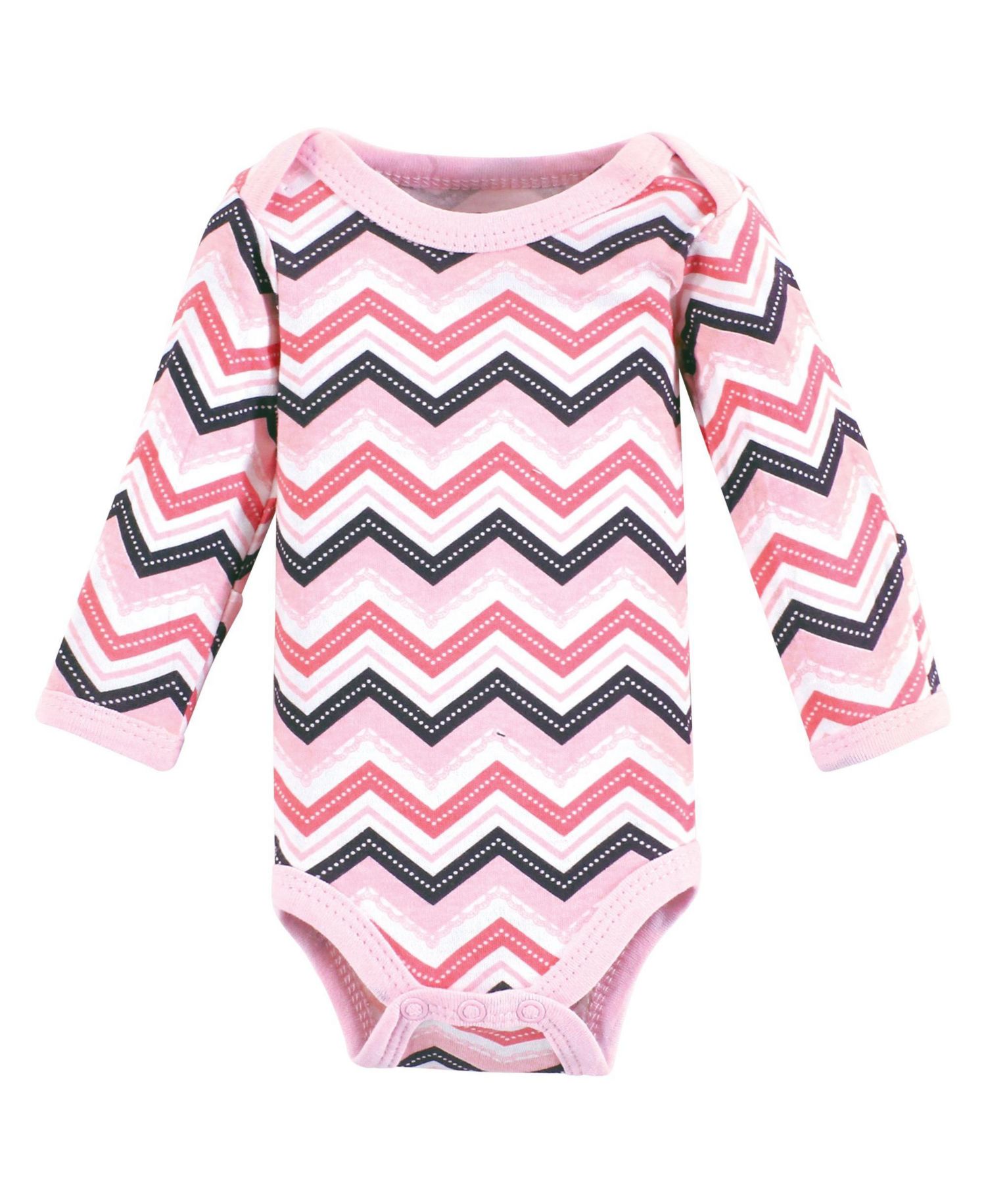 Baby Girls Preemie Long Sleeve Bodysuits 3pk - Foxy