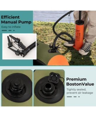 Portable Fishing Boat with 3 Detachable Storage Boxes