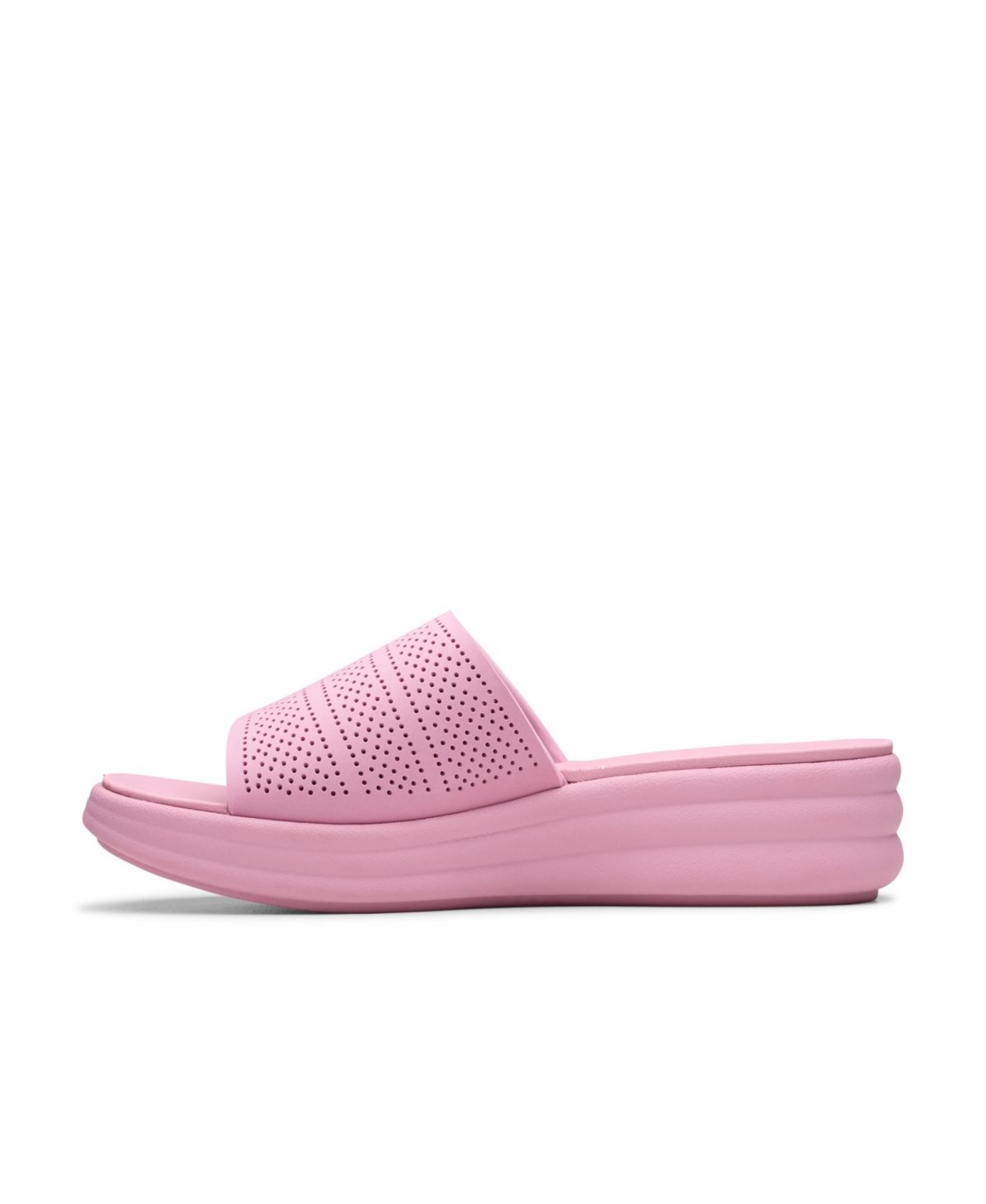 Clarks Cloudsteppers Women's Drift Twist Slip-on Flat Sandals In Purple Synthetic
