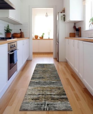 Trevi Washable TV14 2'3"x7'6" Runner Area Rug