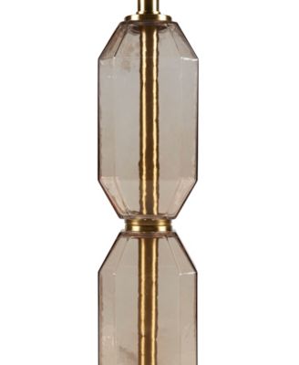 26.5" Zirconia Faceted Glass Table Lamp