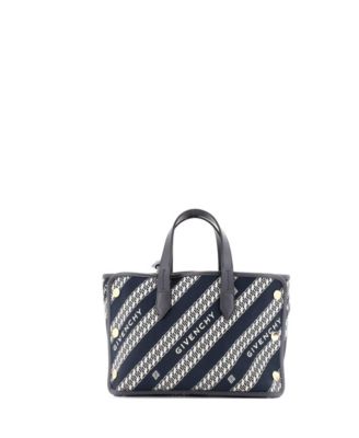 Mini Bond Shopper Tote Logo Jacquard Canvas