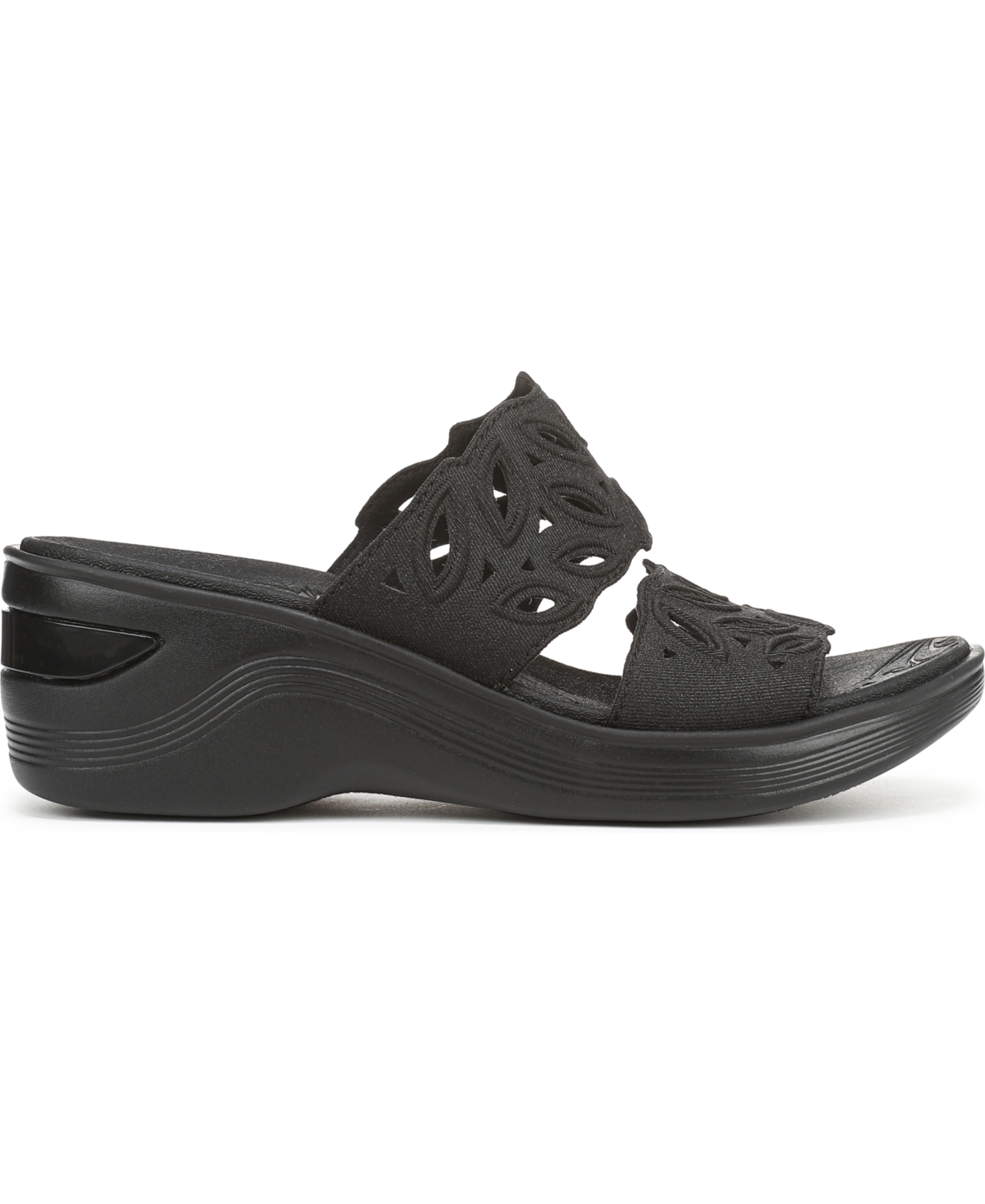 LIFESTRIDE WOMEN'S DELIGHT WASHABLE SLIDE WEDGE SANDALS 