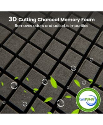 2 Pieces Bamboo Memory Foam Pillow for Pain Relief Sleeping