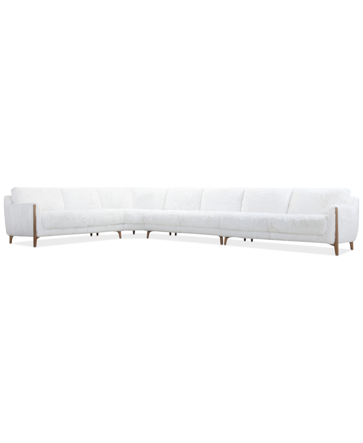 Macy's Briannie 4-pc. Fabric L Sectional, Exclusively At