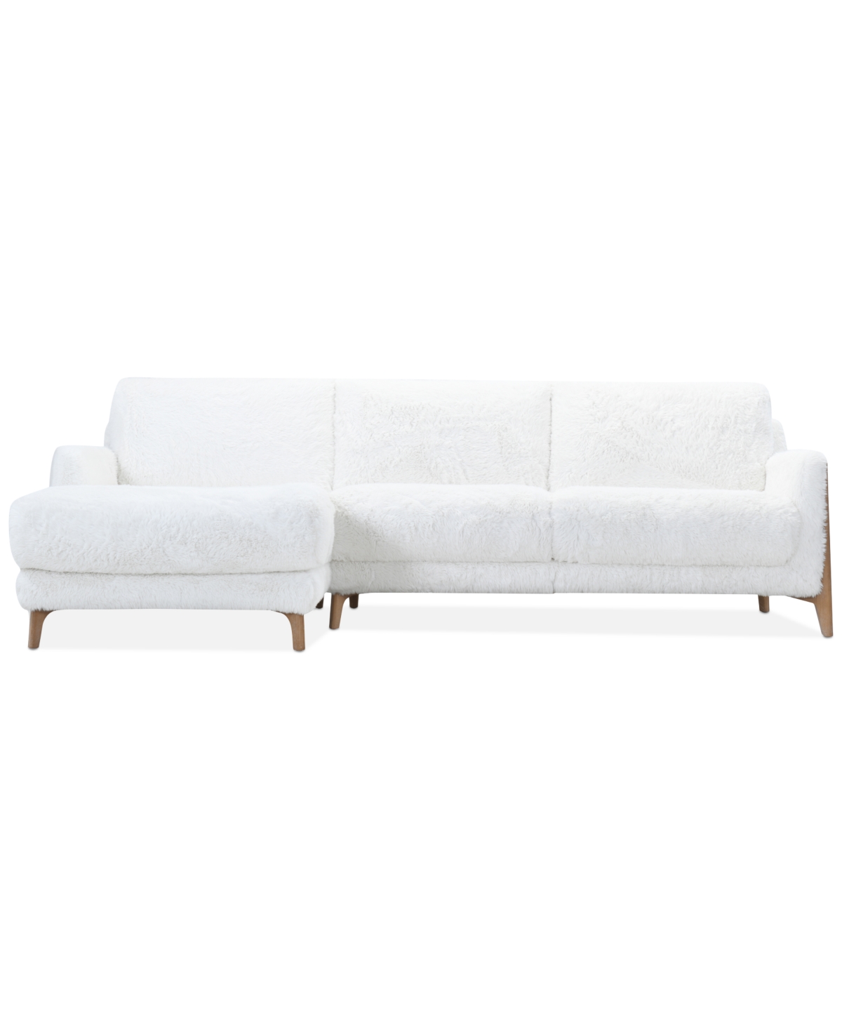 Macy's Briannie 2-pc. Fabric Chaise Sectional, Exclusively At
