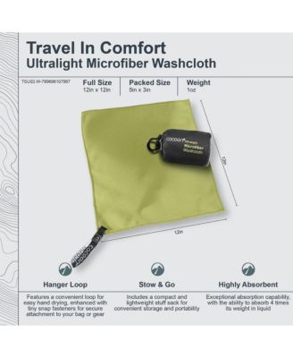 Premium - Ultralight Microfiber Towel - Washcloth