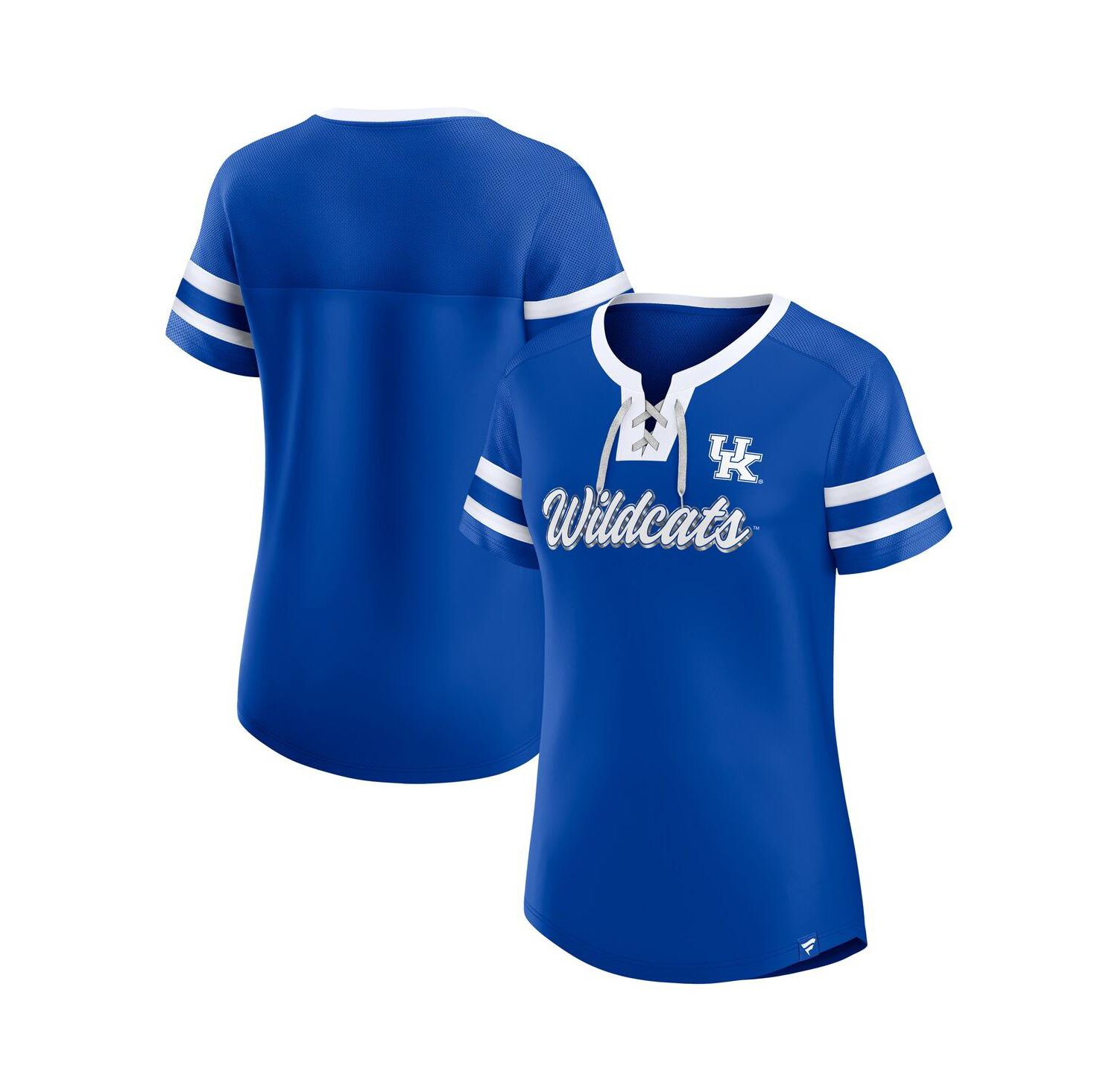 Women's Royal Kentucky Wildcats Iconic Athena Lace-Up T-Shirt