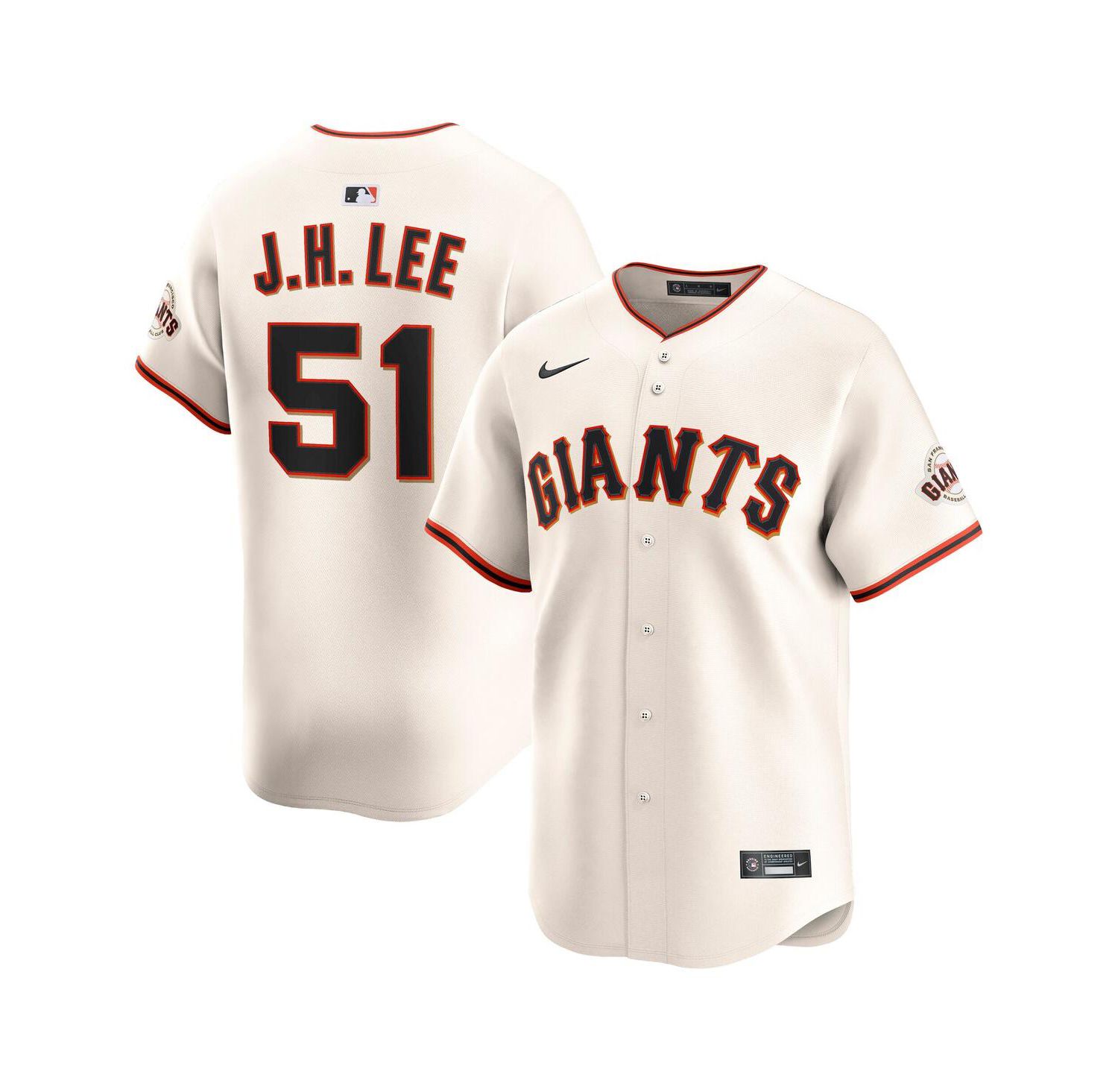Men's Jung Hoo Lee Cream San Francisco Giants Home Limited Player Jersey