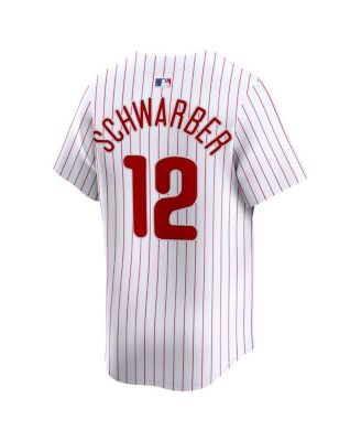 Men's Kyle Schwarber White Philadelphia Phillies Home Limited Player Jersey