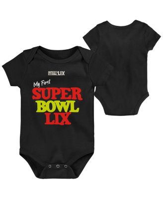 Outerstuff - Newborn Black Super Bowl LIX My First Bodysuit
