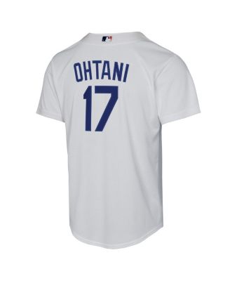 Big Boys and Girls Shohei Ohtani White Los Angeles Dodgers Home Replica Player Jersey