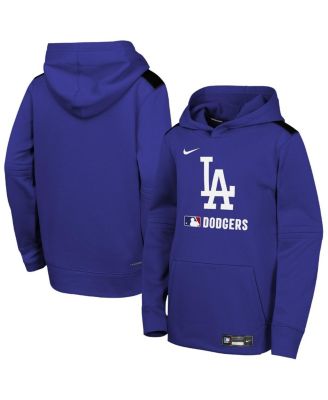 Nike - Big Boys and Girls&nbsp;Royal Los Angeles Dodgers Authentic Collection Performance Pullover Hoodie