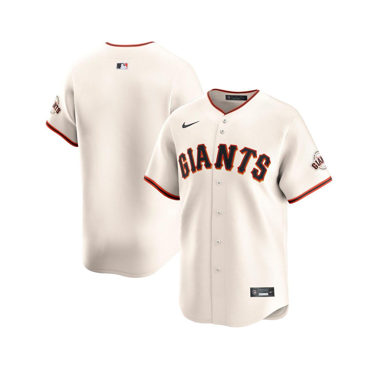 Men's Cream San Francisco Giants Home Limited Jersey