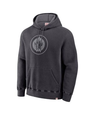 Men's Black Winnipeg Jets Made in Canada Pullover Hoodie