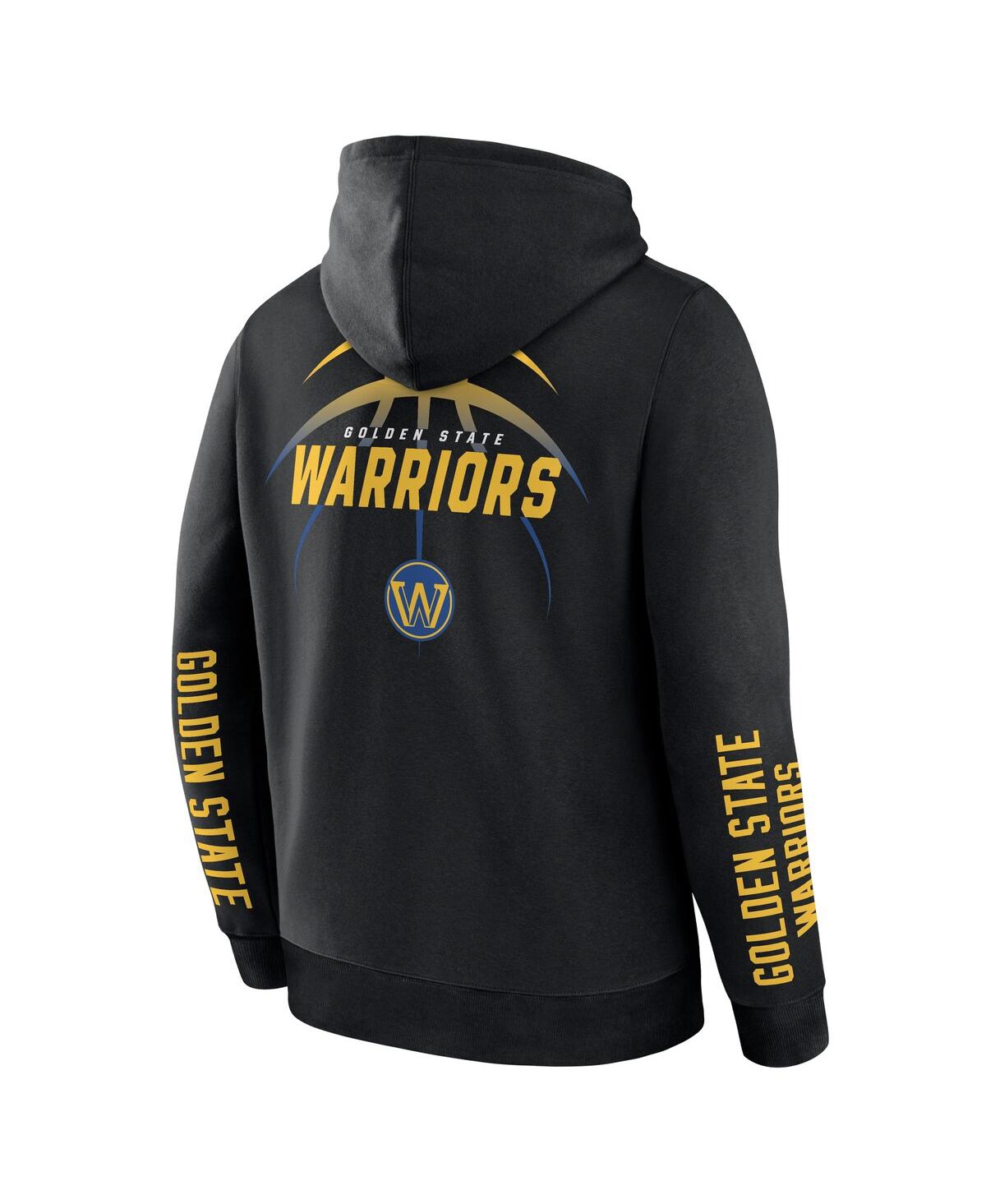 Fanatics Men's Black Golden State Warriors Legacy Guard Pullover Hoodie In Black,deep Royal