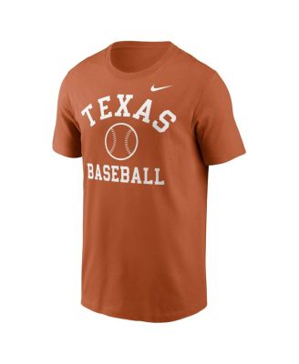 Men's Texas Orange Texas Longhorns Essential Baseball Arch T-Shirt